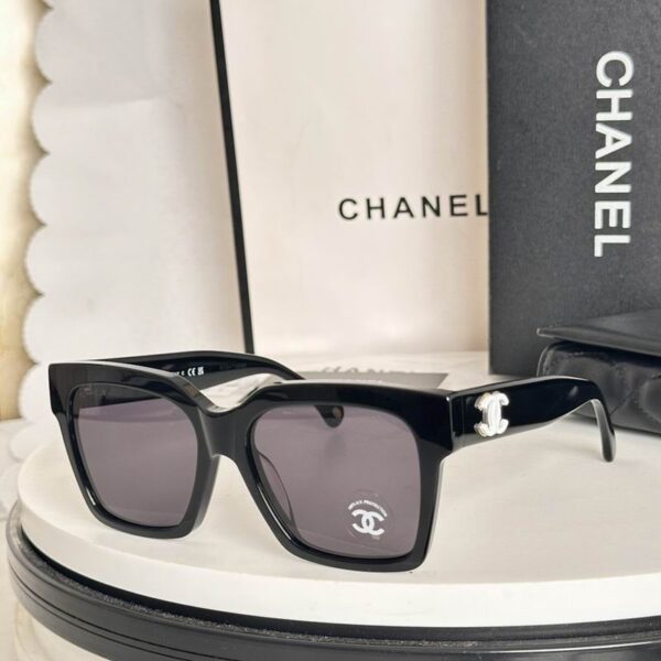 Chanel Oversized Square Sunglasses – Signature Double CC Detail