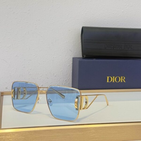 Dior CD Signature Square Metal Sunglasses