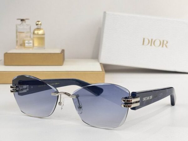 Dior Minimalist Rimless Sunglasses – CD Metal Accent Series
