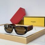 Fendi Oversized Logo Statement Sunglasses