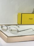 FENDI Vintage Oval Sunglasses | Lightweight Metal Frame, Effortless Luxury Style
