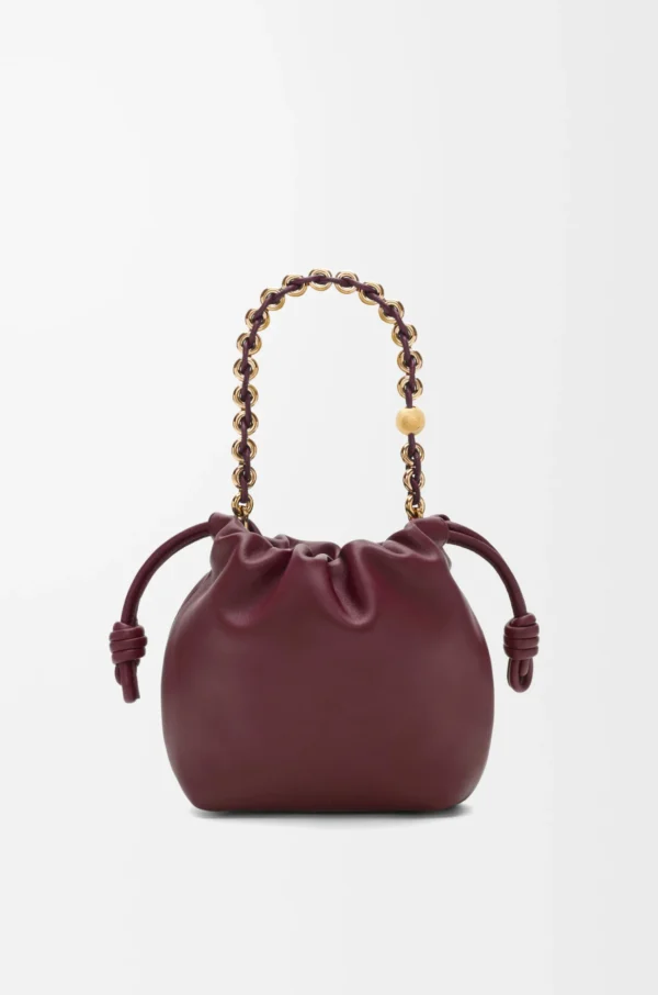 Mini Flamenco purse in mellow nappa lambskin