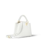 LOUIS VUITTON Capucines BB  Capucines Detachable  Shoulder Bag & Crossbody Bag for Women, White