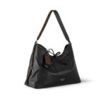 LOUIS VUITTON Carryall Dark MM Monogram Detachable and Adjustable Shoulder Strap Lambskin Tote/Shoulder Bag, Medium, Women's, Shark Grey