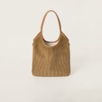 Ivy corduroy texture shopping bag