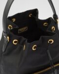 Prada Duet Re-Nylon Bucket Bag black