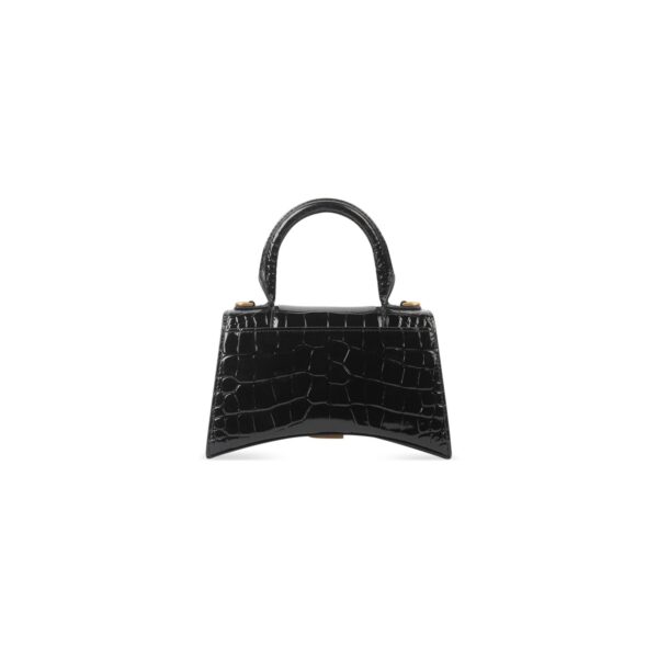 HOURGLASS plus small crocodile embossed handbag