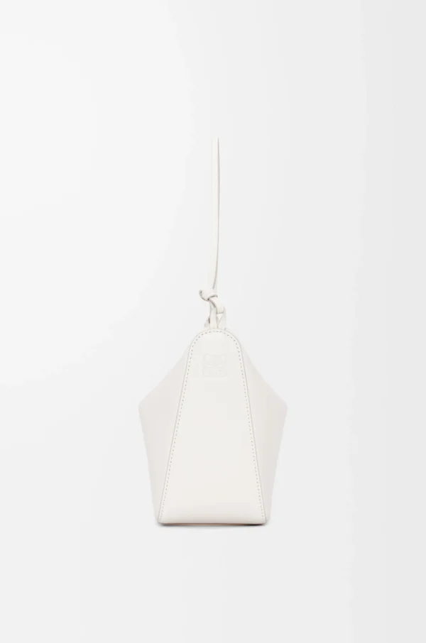 Mini Hammock hobo in classic calfskin Soft White