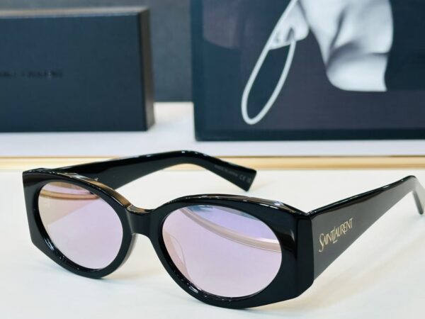 Saint Laurent Retro Oval Sunglasses