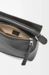 Mini Puzzle Edge bag in classic calfskin Black