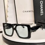 Chanel Oversized Square Frame Sunglasses – Bold Double CC Statement