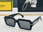 Fendi Bold Square Frame Sunglasses – Statement Logo Designer Shades