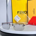 Fendi Rimless Square Sunglasses