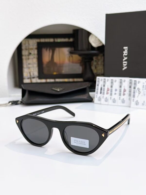 Prada Narrow Cat-Eye Sunglasses: Minimalist Luxury UV