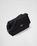 Re-Nylon Large Filled Shoulder Bag black