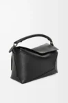 Puzzle bag in classic calfskin Black