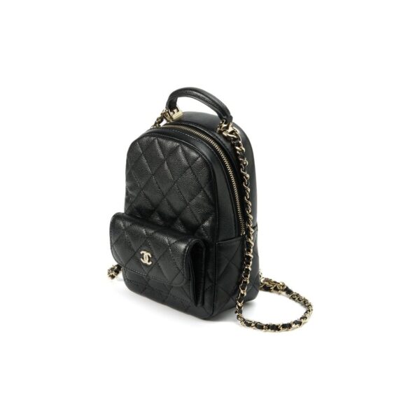 CHANEL MINI BACKPACK BLACK