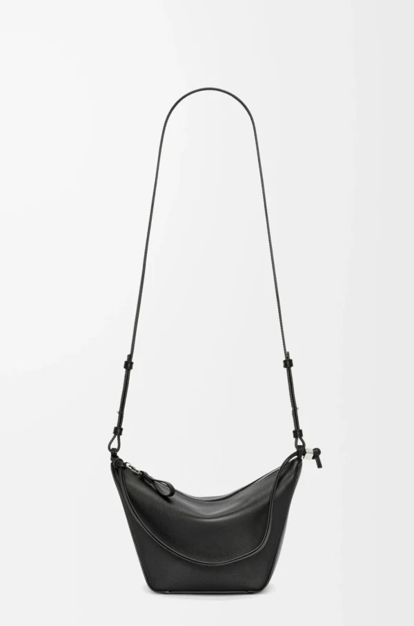 Mini Hammock hobo in classic calfskin Black