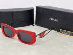 Prada Triangle Logo Cat-Eye Sunglasses
