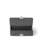 LOUIS VUITTON Metis Detachable Chain Lock Opening Leather Shoulder Cross Bag for Women, Grey