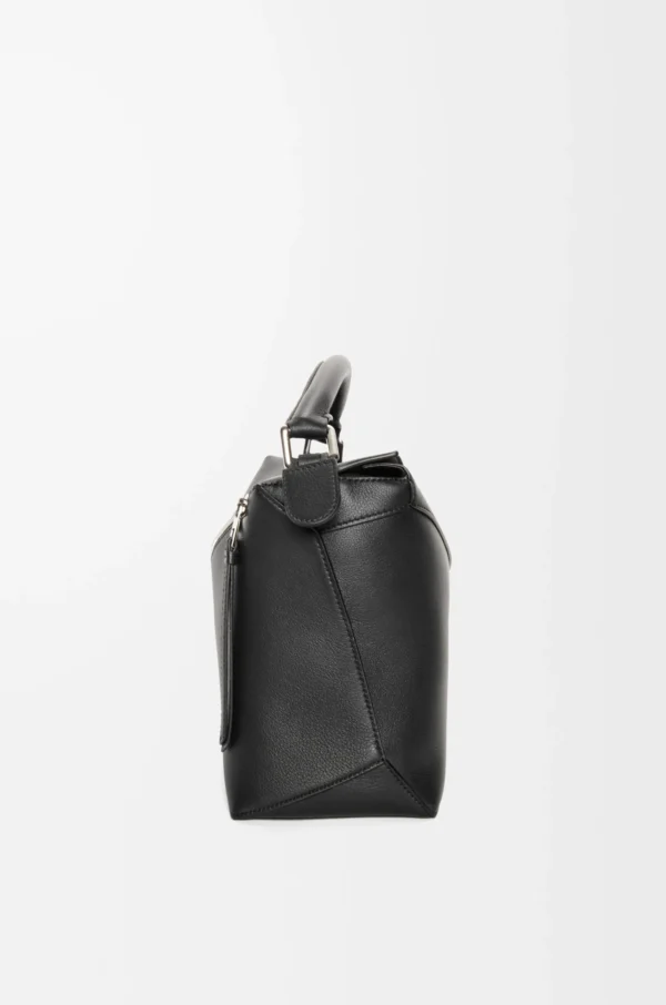 Puzzle bag in classic calfskin Black