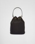 Prada Duet Re-Nylon Bucket Bag black