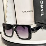 Chanel Oversized Square Frame Sunglasses – Bold Double CC Statement