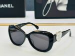 Chanel Luxury Oversized Round Sunglasses – Elegant Designer Style