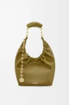 Small Squeeze bag in mellow nappa lambskin Olive