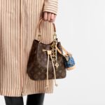 LOUIS VUITTON NÉONOÉ BB Monogram-Printed Grained Calfskin Women's Medium Bucket Bag