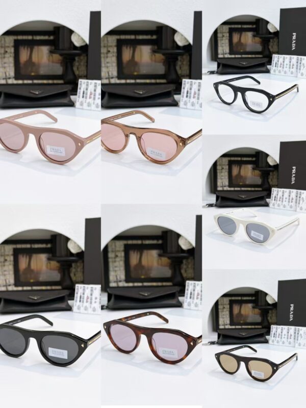 Prada Narrow Cat-Eye Sunglasses: Minimalist Luxury UV
