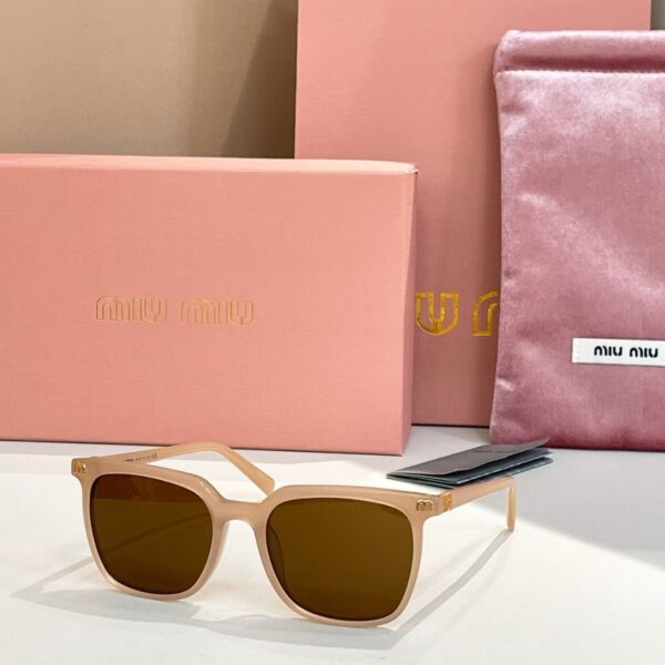 Miu Miu Iconic Square Frame Sunglasses – Luxury Acetate Collection