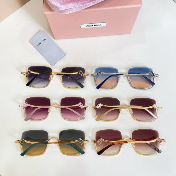 Miu Miu Square Gradient Sunglasses