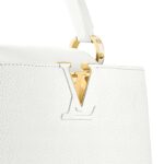LOUIS VUITTON Capucines BB  Capucines Detachable  Shoulder Bag & Crossbody Bag for Women, White