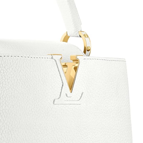 LOUIS VUITTON Capucines BB  Capucines Detachable  Shoulder Bag & Crossbody Bag for Women, White