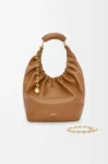 Medium Squeeze bag in mellow nappa lambskin Oak
