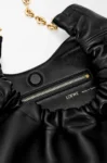 Small Squeeze bag in mellow nappa lambskin Black