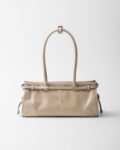 Prada Bonnie Medium Leather Handbag Lilac