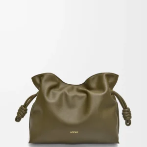 Medium Flamenco clutch in nappa calfskin