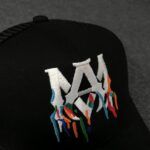 Luxury designer retro letter baseball cap, men's and women's sports adjustable fashion cap