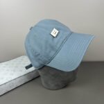 Luxury designer retro washed baseball cap for men and women, casual smiley face metal adjustable sports cap