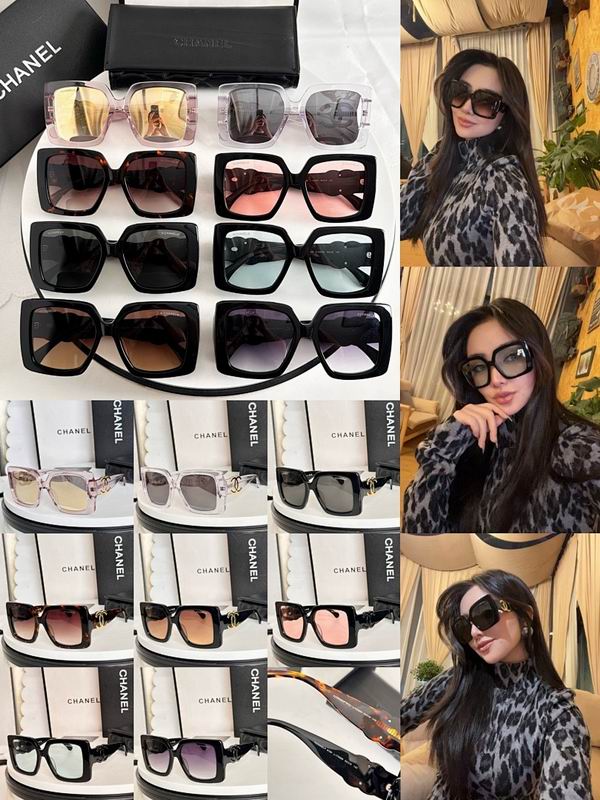 Chanel Oversized Square Frame Sunglasses – Bold Double CC Statement