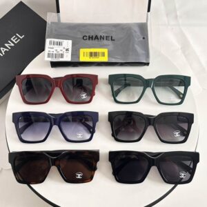 Chanel Oversized Square Sunglasses – Signature Double CC Detail