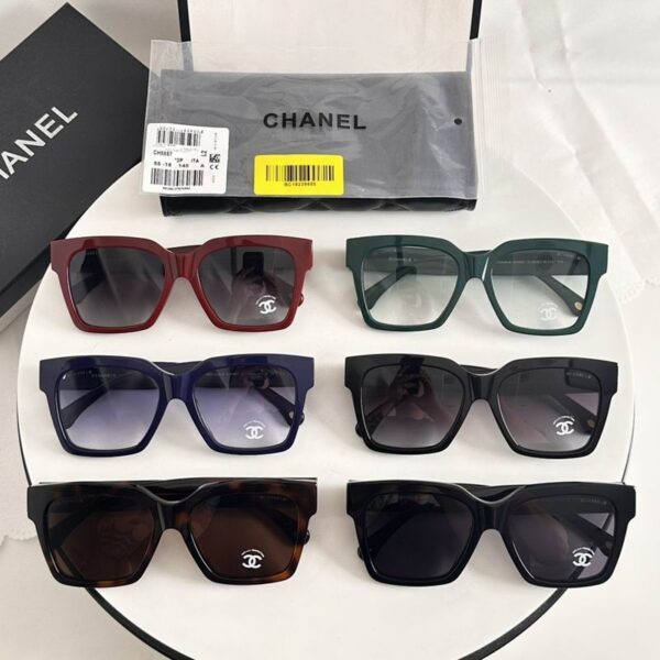 Chanel Oversized Square Sunglasses – Signature Double CC Detail