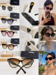 Chanel Romantic Cat Eye Statement Sunglasses