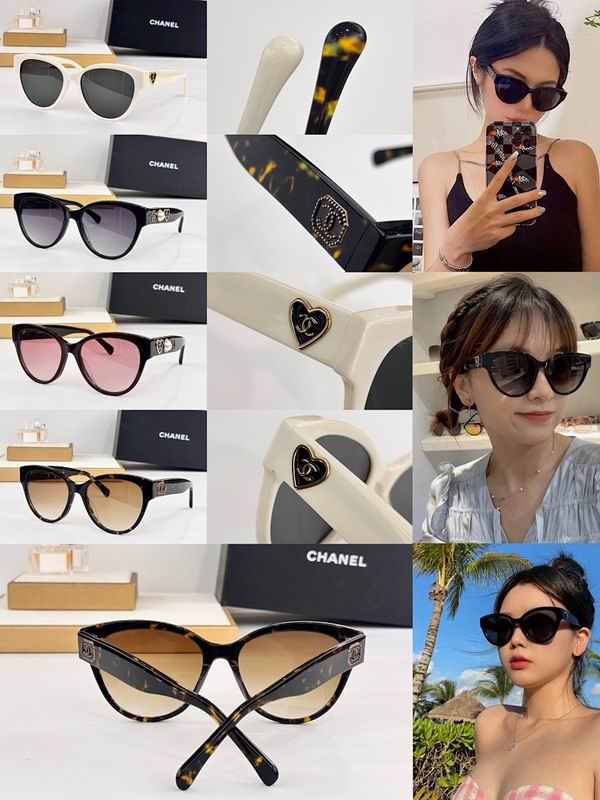 Chanel Romantic Cat Eye Statement Sunglasses