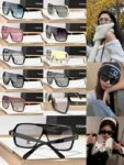 Chanel Oversized Shield Sunglasses – Futuristic Statement Edition
