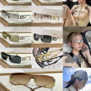 Dior Crystal CD Shield Sunglasses – Luxury Statement Edition