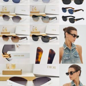 Dior Minimalist Rimless Sunglasses – CD Metal Accent Series