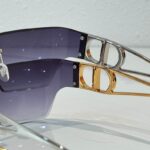 Dior CD Signature Shield Sunglasses – Luxury Rimless Edition